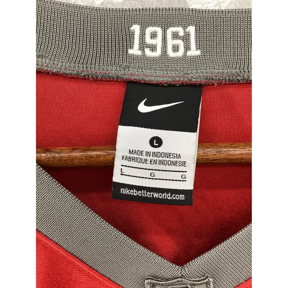 Nike Ohio State‎ Buckeyes #45 Football Jersey Mens Large Red Gray NCAA 1961